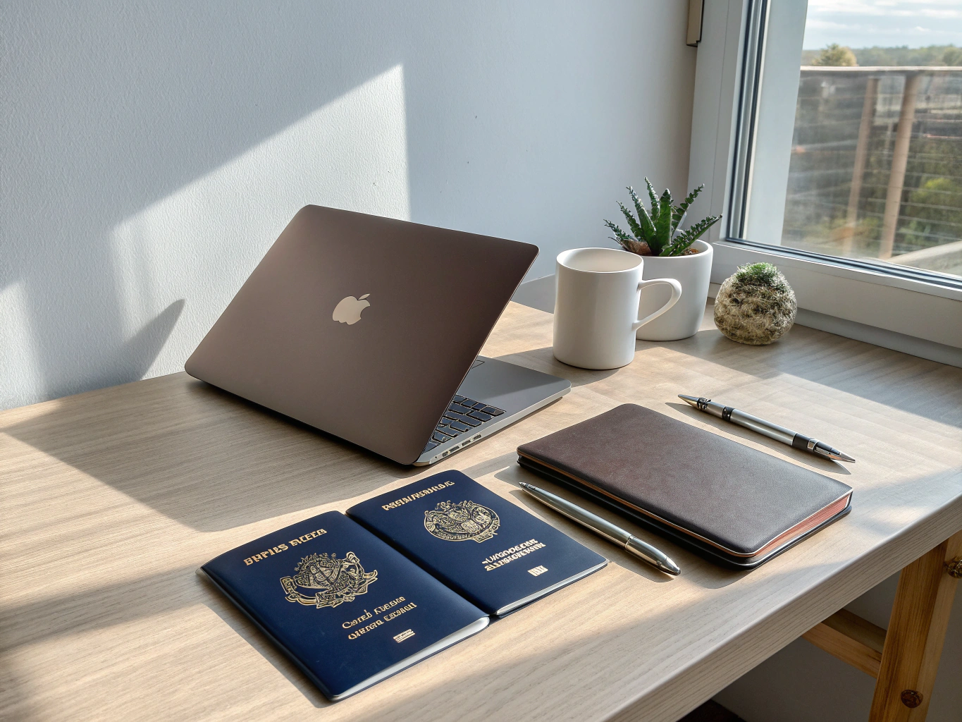 Mesa de trámites de pasaportes